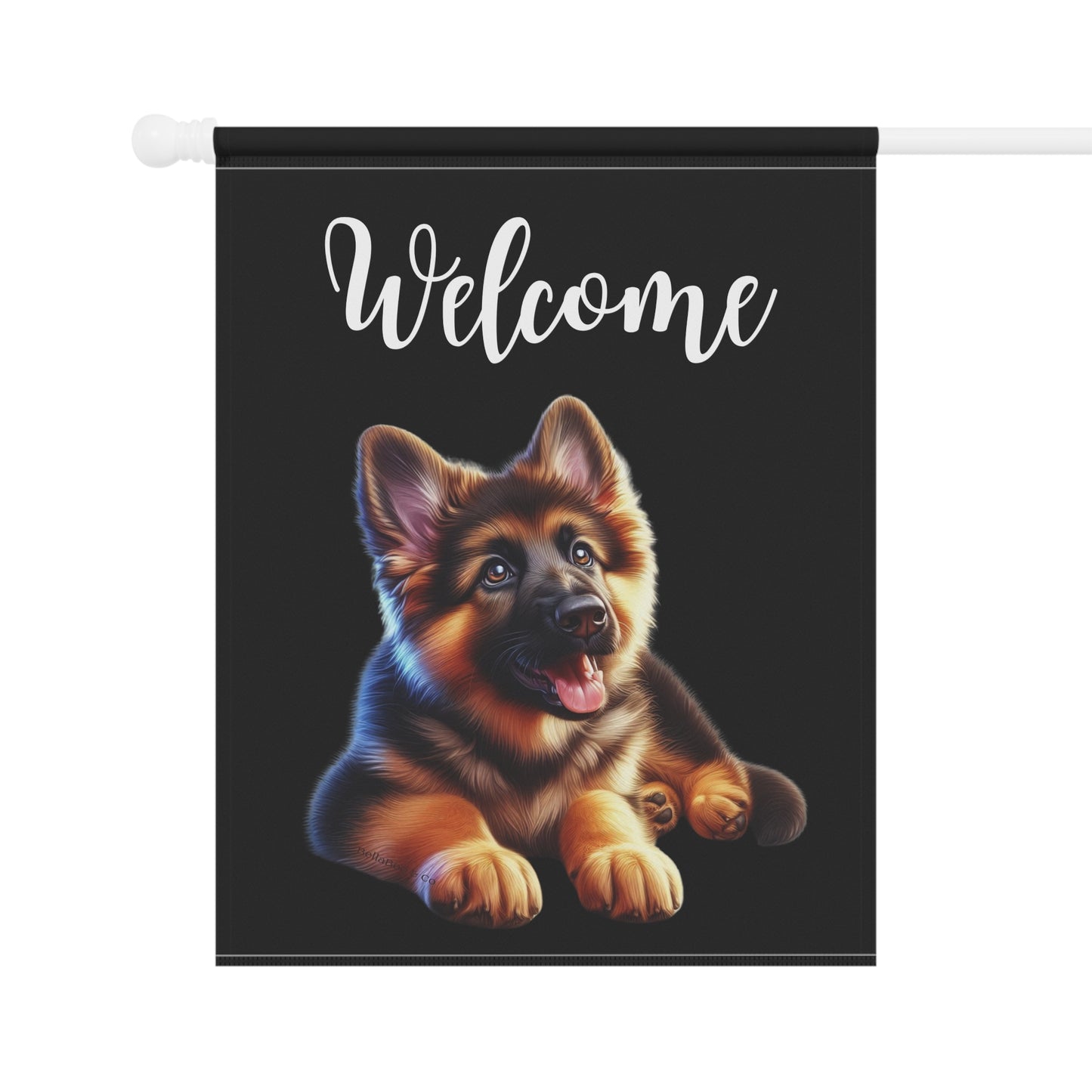 German Shepherd "Welcome" Garden Flag