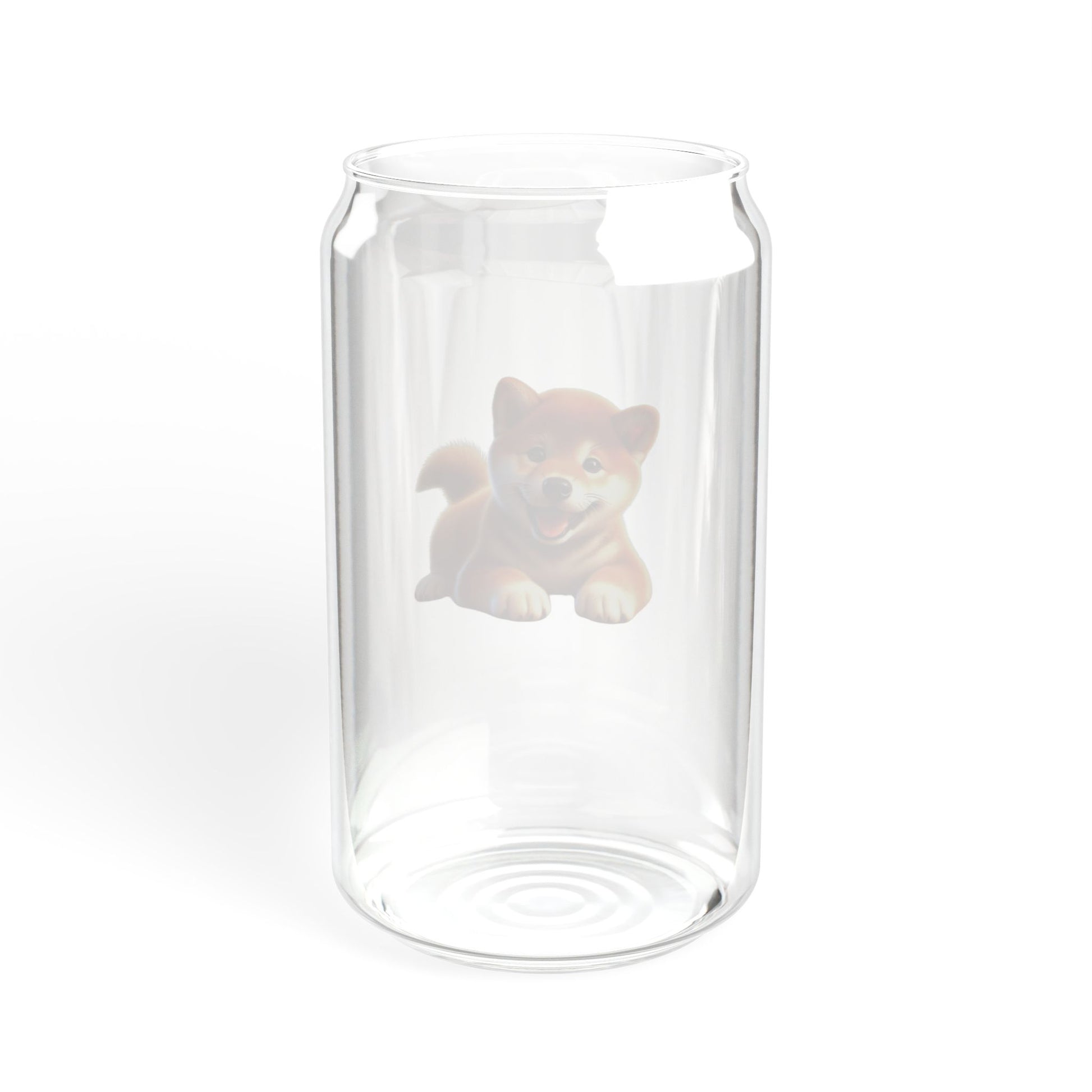 Shiba Inu Sipper Glass – 16oz Cute Dog-Themed Drinkware - BellaBoo & Co
