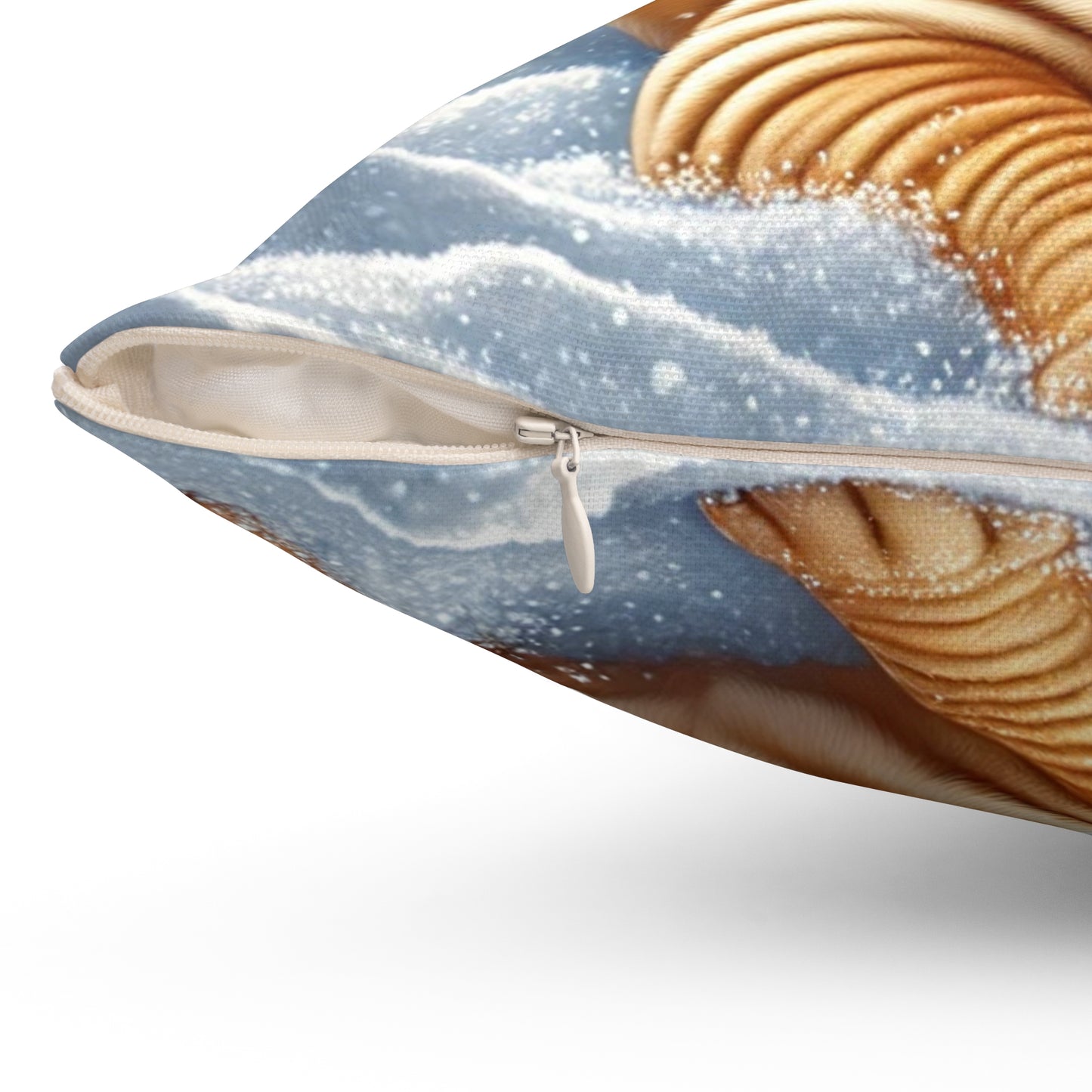 Shar Pei Snowy Winter Wonderland Pillow