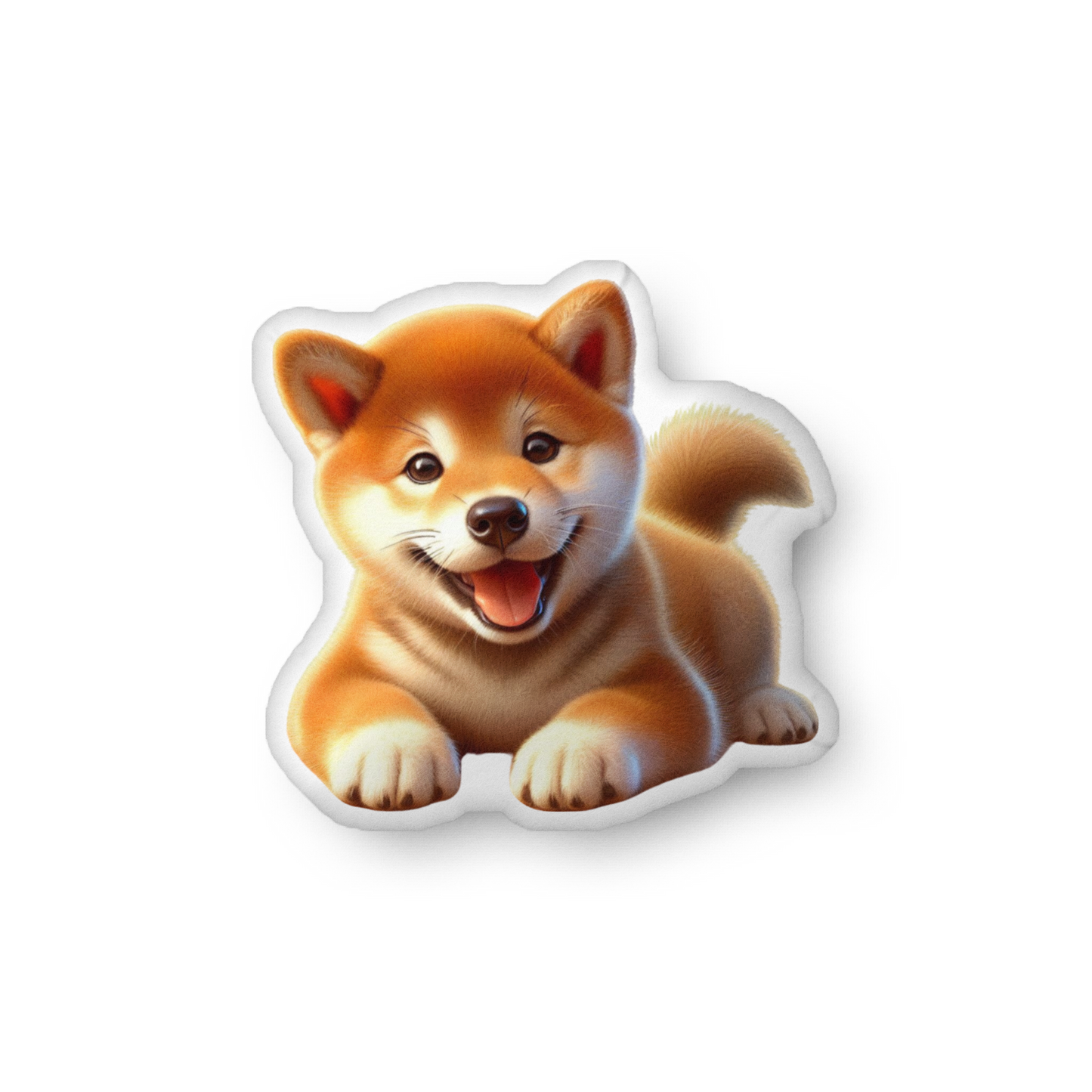 Cozy Shiba Inu Shaped Pillow – Soft, Custom Dog Pillow - BellaBoo & Co