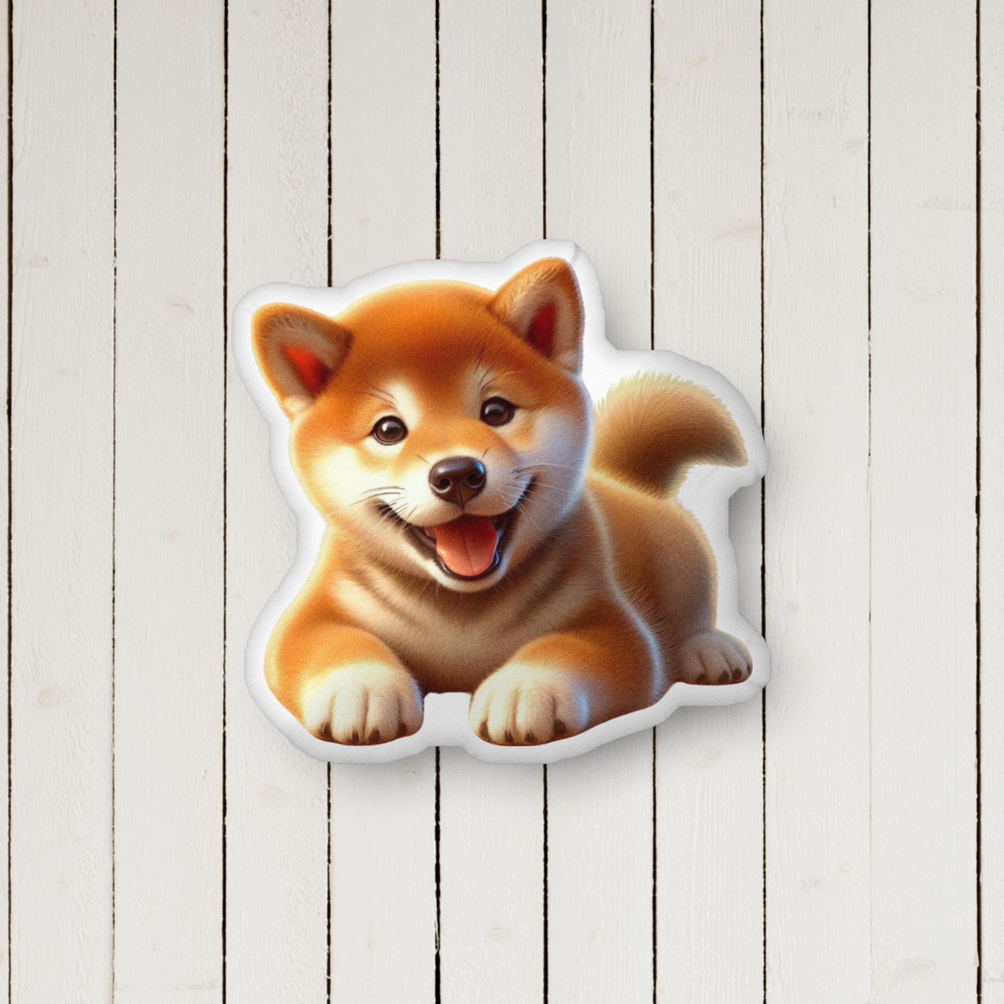 Cozy Shiba Inu Shaped Pillow – Soft, Custom Dog Pillow - BellaBoo & Co