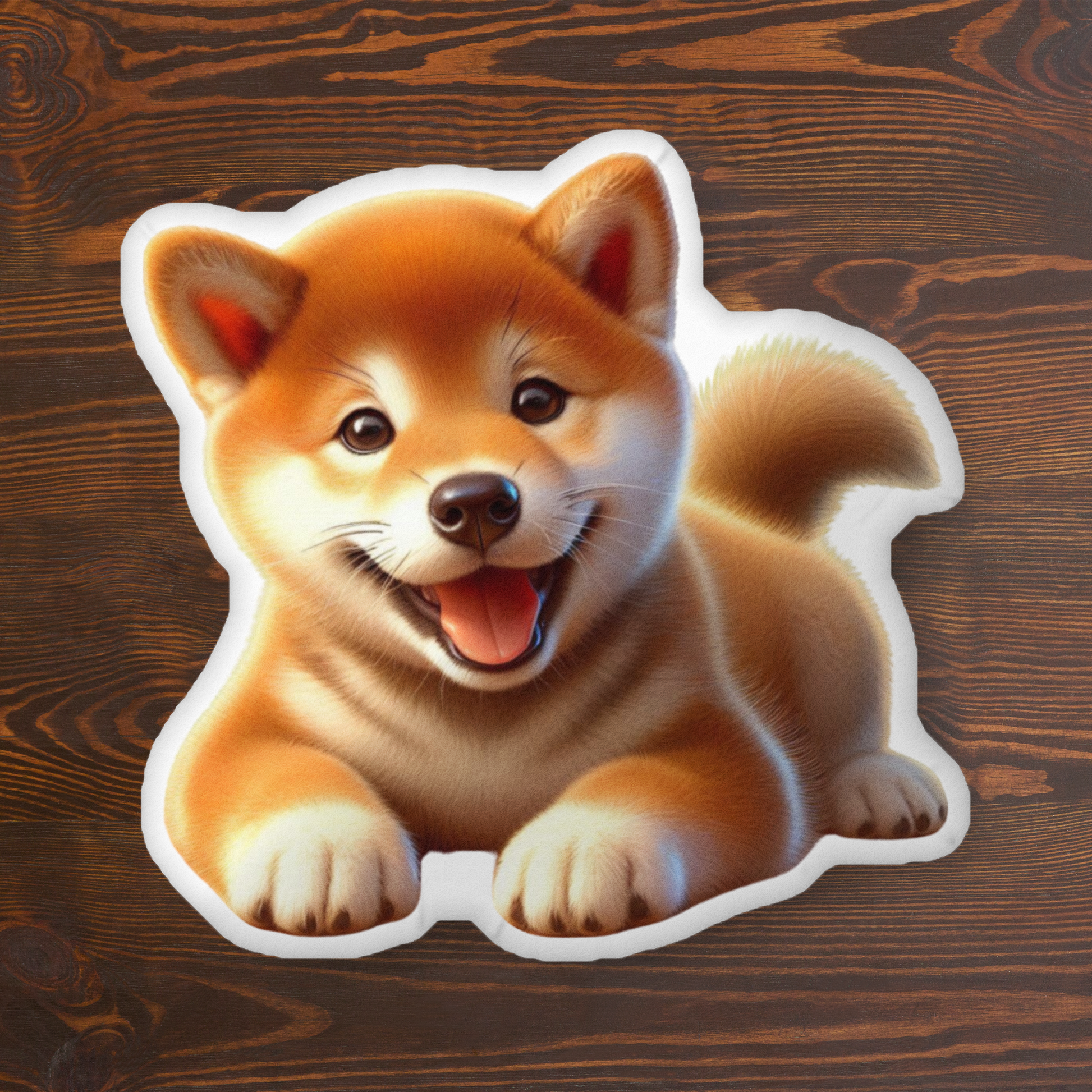 Cozy Shiba Inu Shaped Pillow – Soft, Custom Dog Pillow - BellaBoo & Co