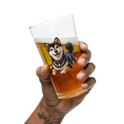 Shiba Inu Pint Glass - BellaBoo & Co