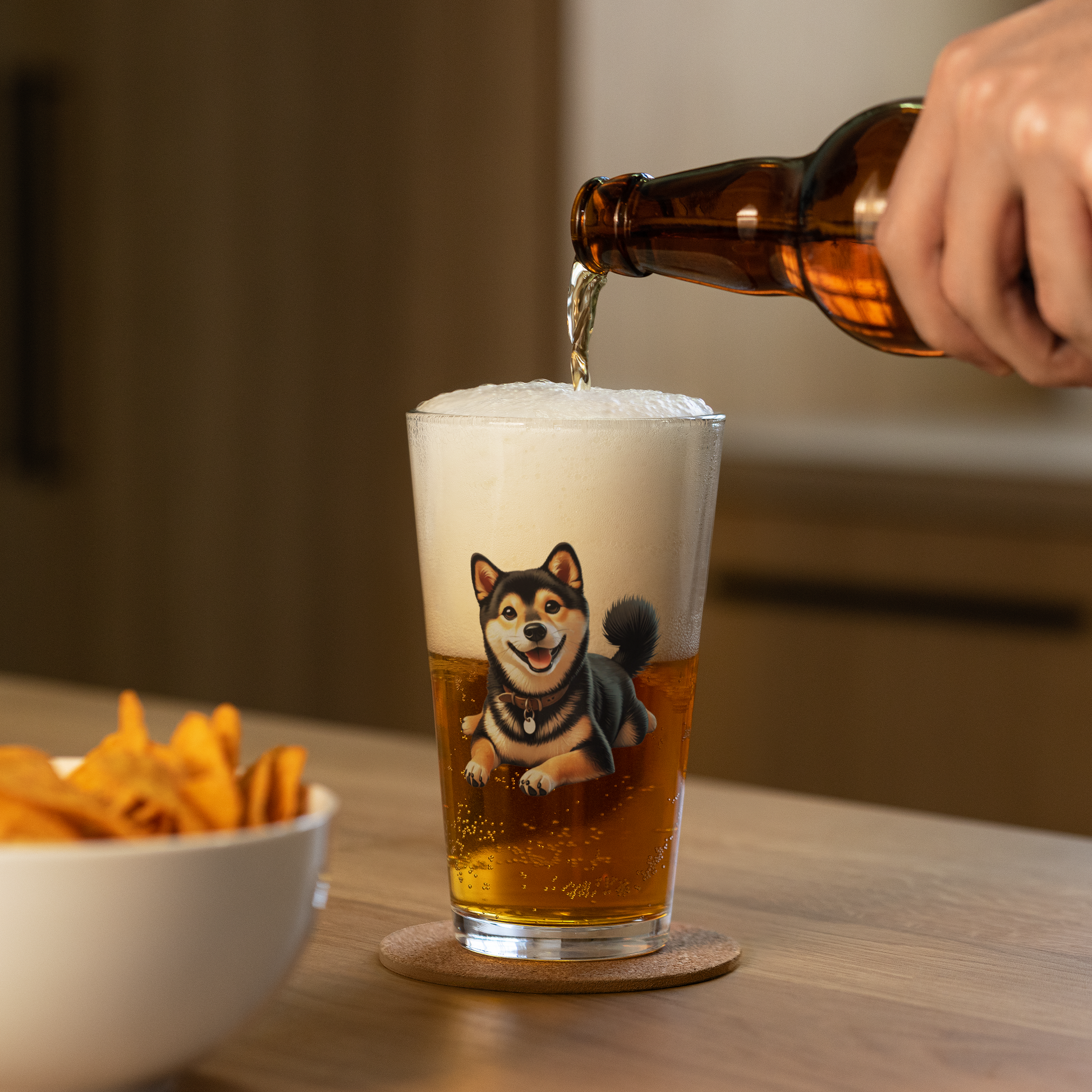 Shiba Inu Pint Glass - BellaBoo & Co