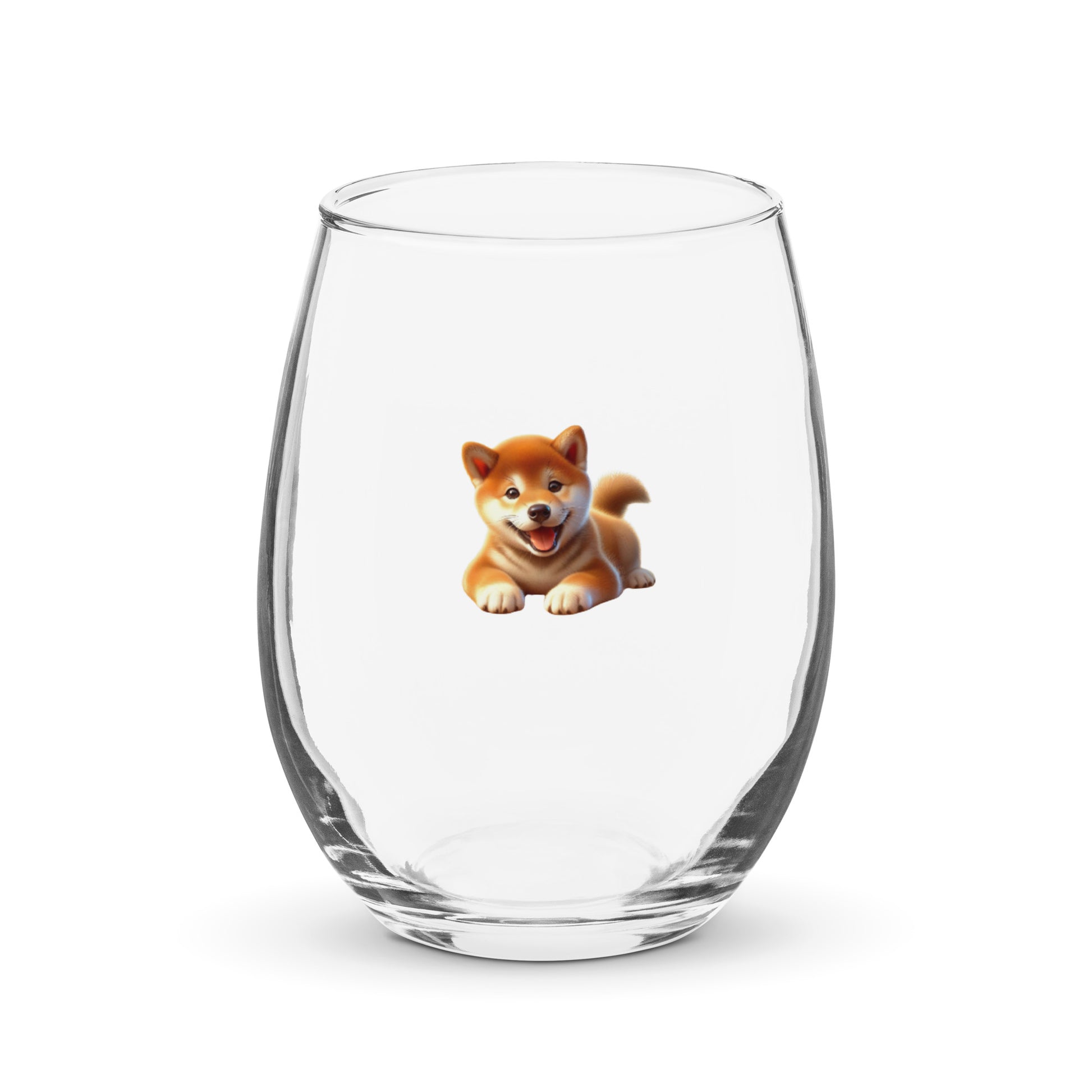 Shiba Inu Stemless Wine Glass - BellaBoo & Co
