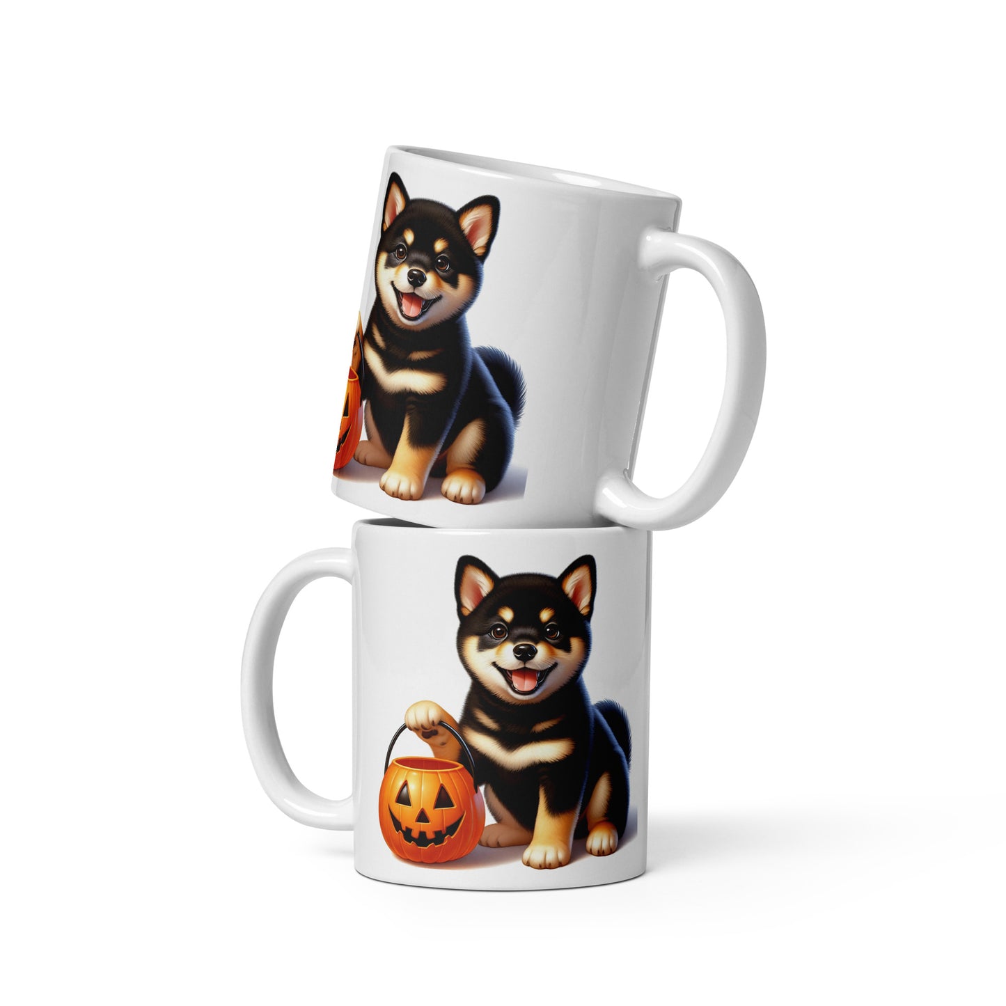 Black & Tan Shiba Inu Halloween Puppy Mug - BellaBoo & Co