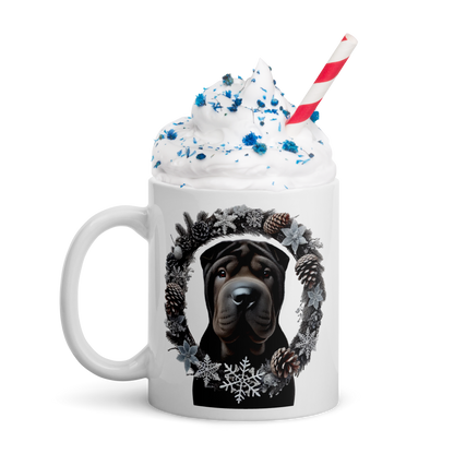 Shar Pei Christmas Mug