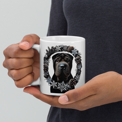 Shar Pei Christmas Mug