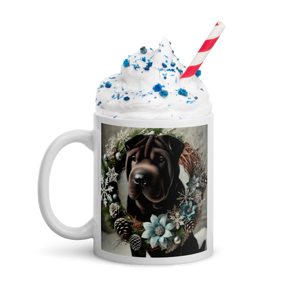 Shar Pei Christmas Mug