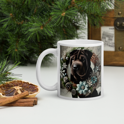 Shar Pei Christmas Mug