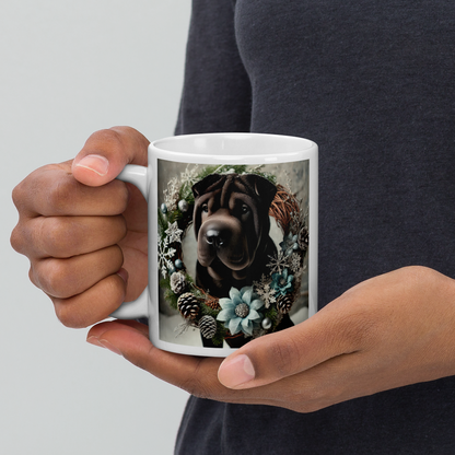 Shar Pei Christmas Mug