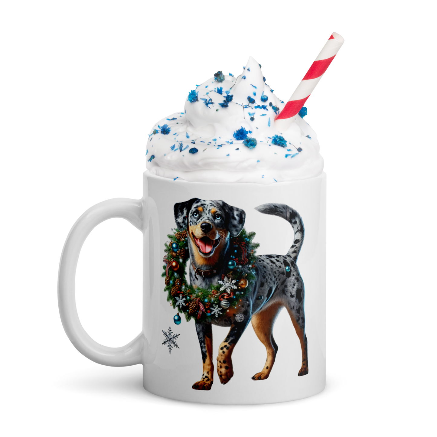 Catahoula Leopard Christmas Mug