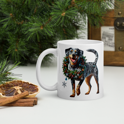 Catahoula Leopard Christmas Mug
