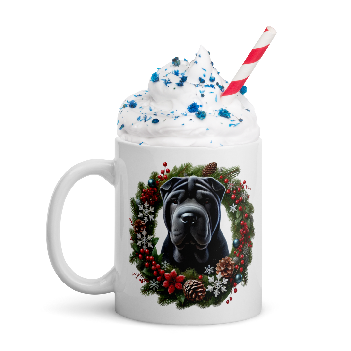 Shar Pei Christmas Mug