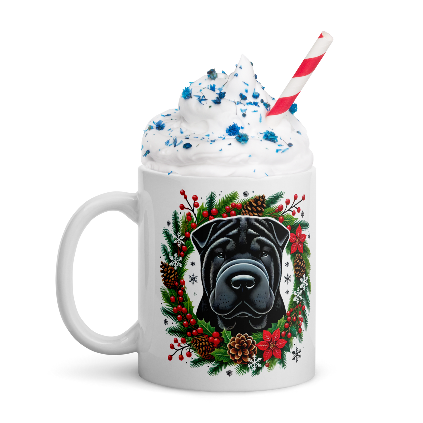 Shar Pei Christmas Mug
