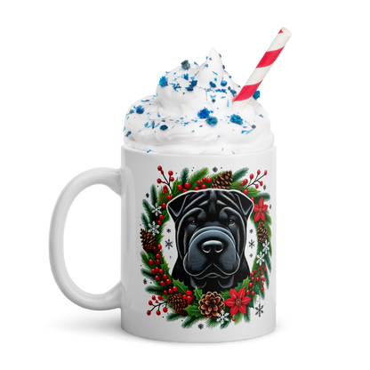 Shar Pei Christmas Mug