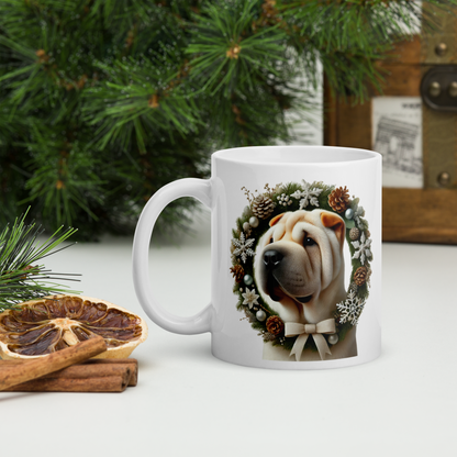 Shar Pei Christmas Mug