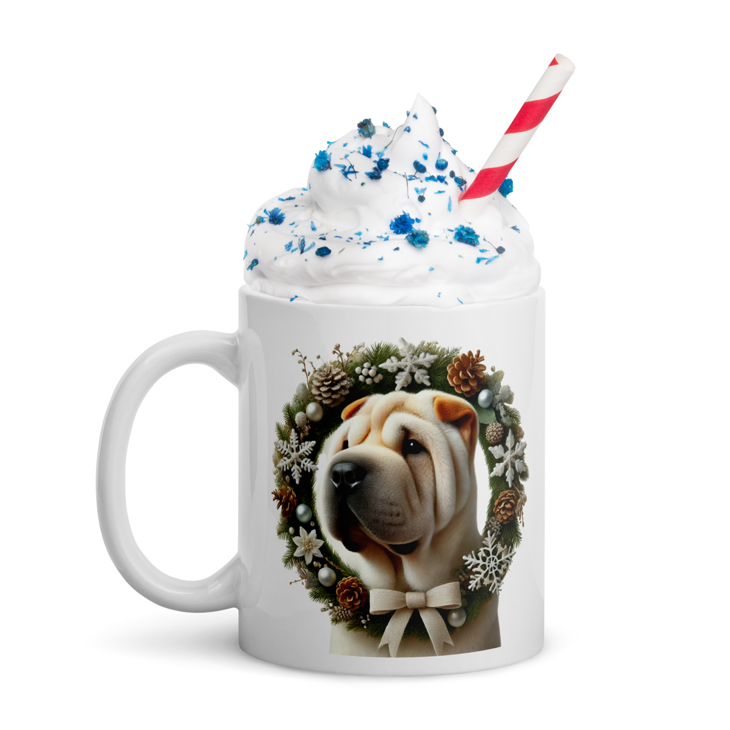 Shar Pei Christmas Mug