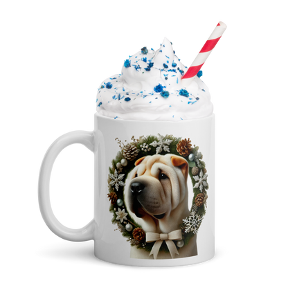 Shar Pei Christmas Mug