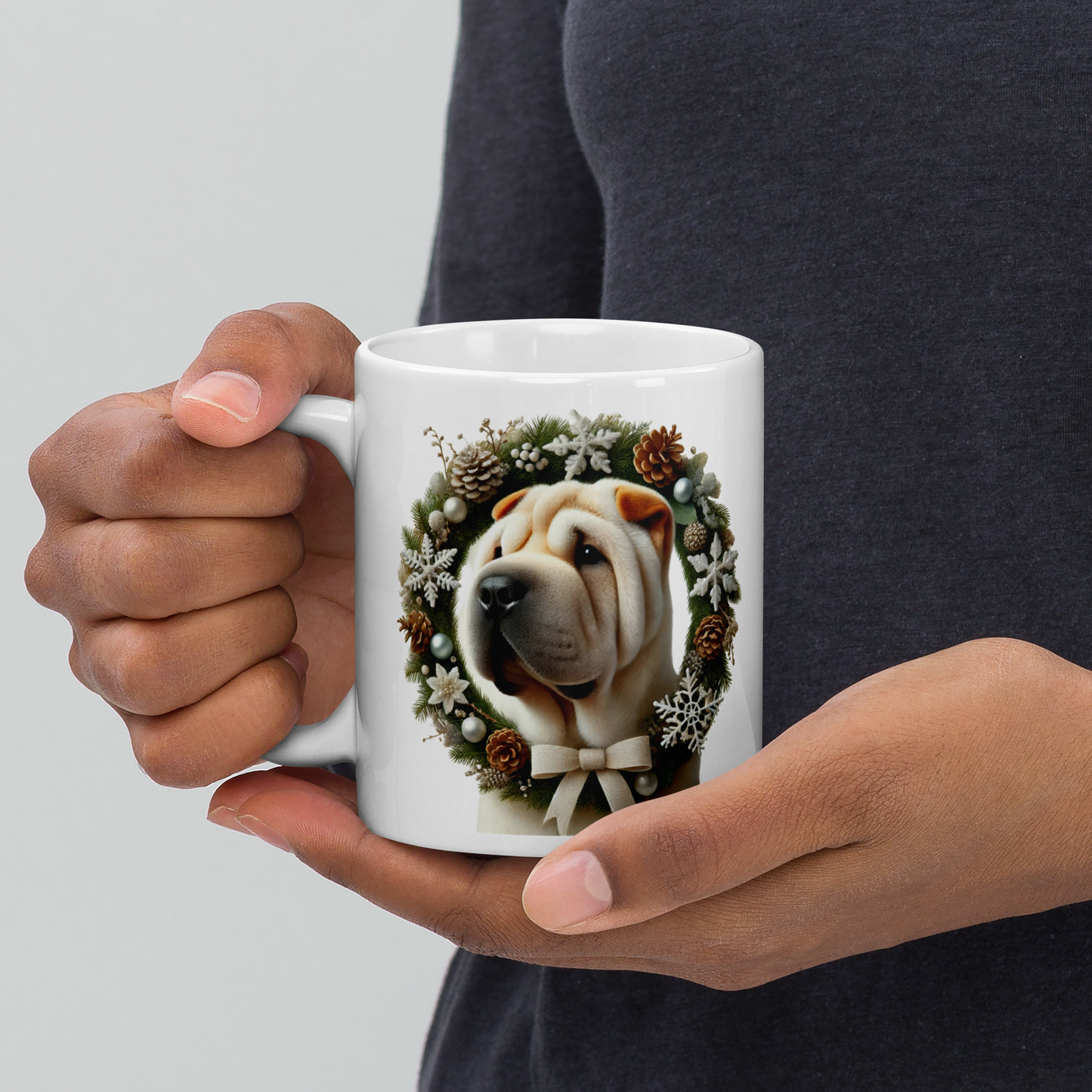 Shar Pei Christmas Mug