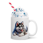 Adorable Siberian Husky Puppy Mug