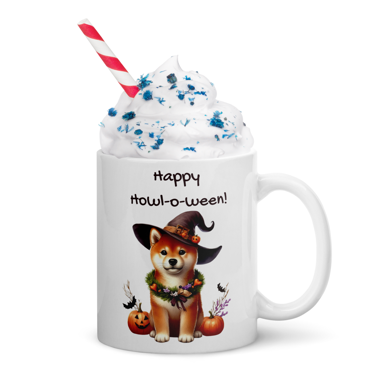 Happy Howl-o-ween Red Shiba Mug - BellaBoo & Co