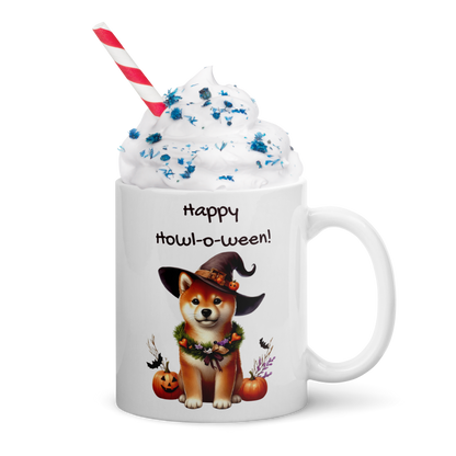 Happy Howl-o-ween Red Shiba Mug - BellaBoo & Co