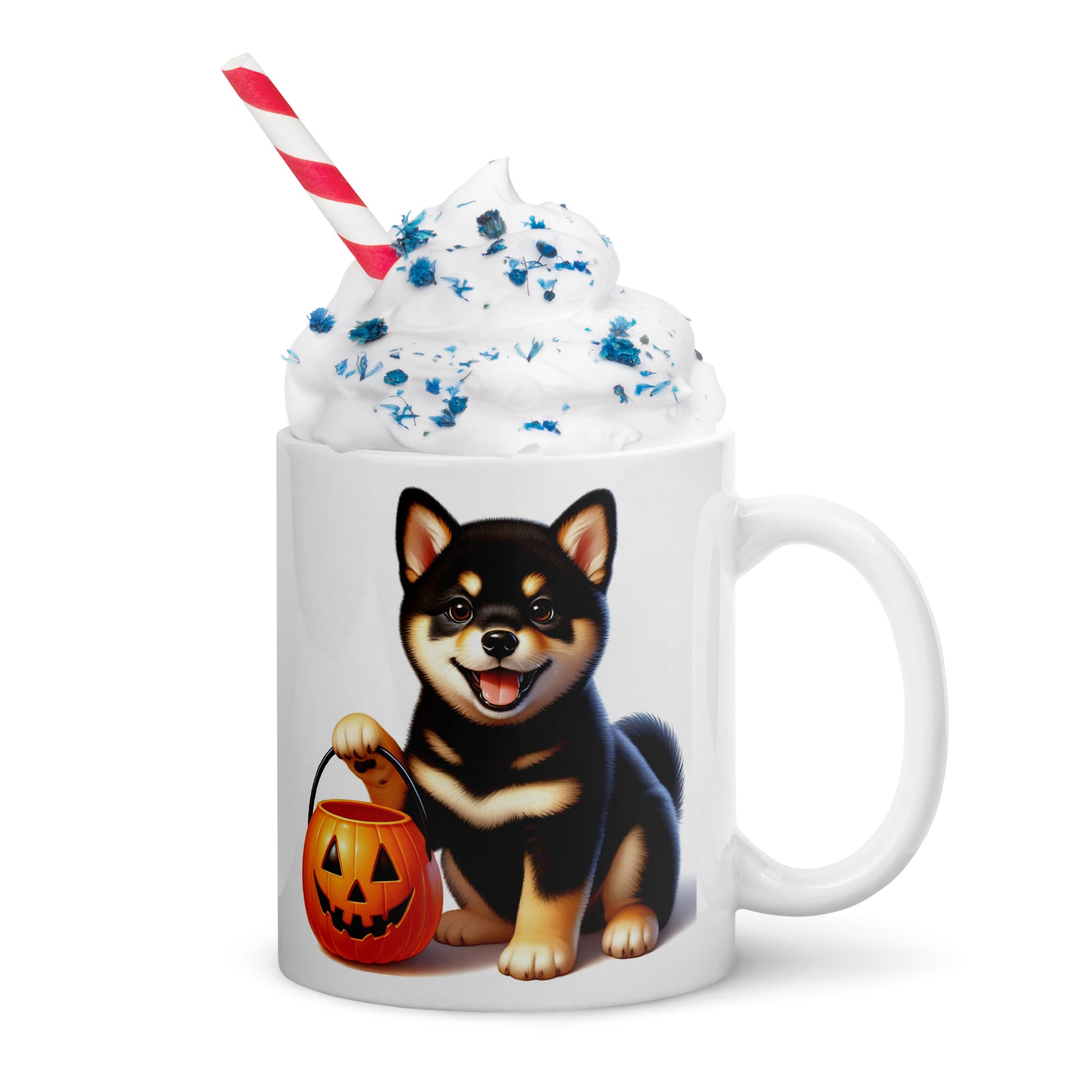 Black & Tan Shiba Inu Halloween Puppy Mug - BellaBoo & Co