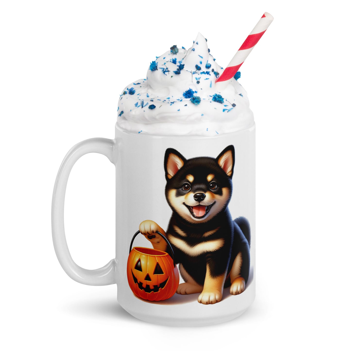 Black & Tan Shiba Inu Halloween Puppy Mug - BellaBoo & Co