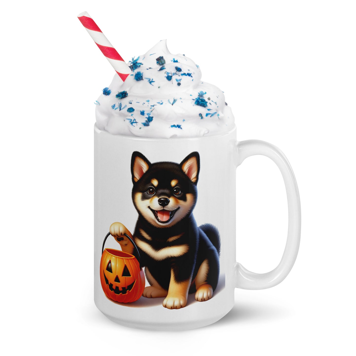 Black & Tan Shiba Inu Halloween Puppy Mug - BellaBoo & Co