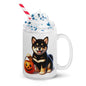 Black & Tan Shiba Inu Halloween Puppy Mug - BellaBoo & Co