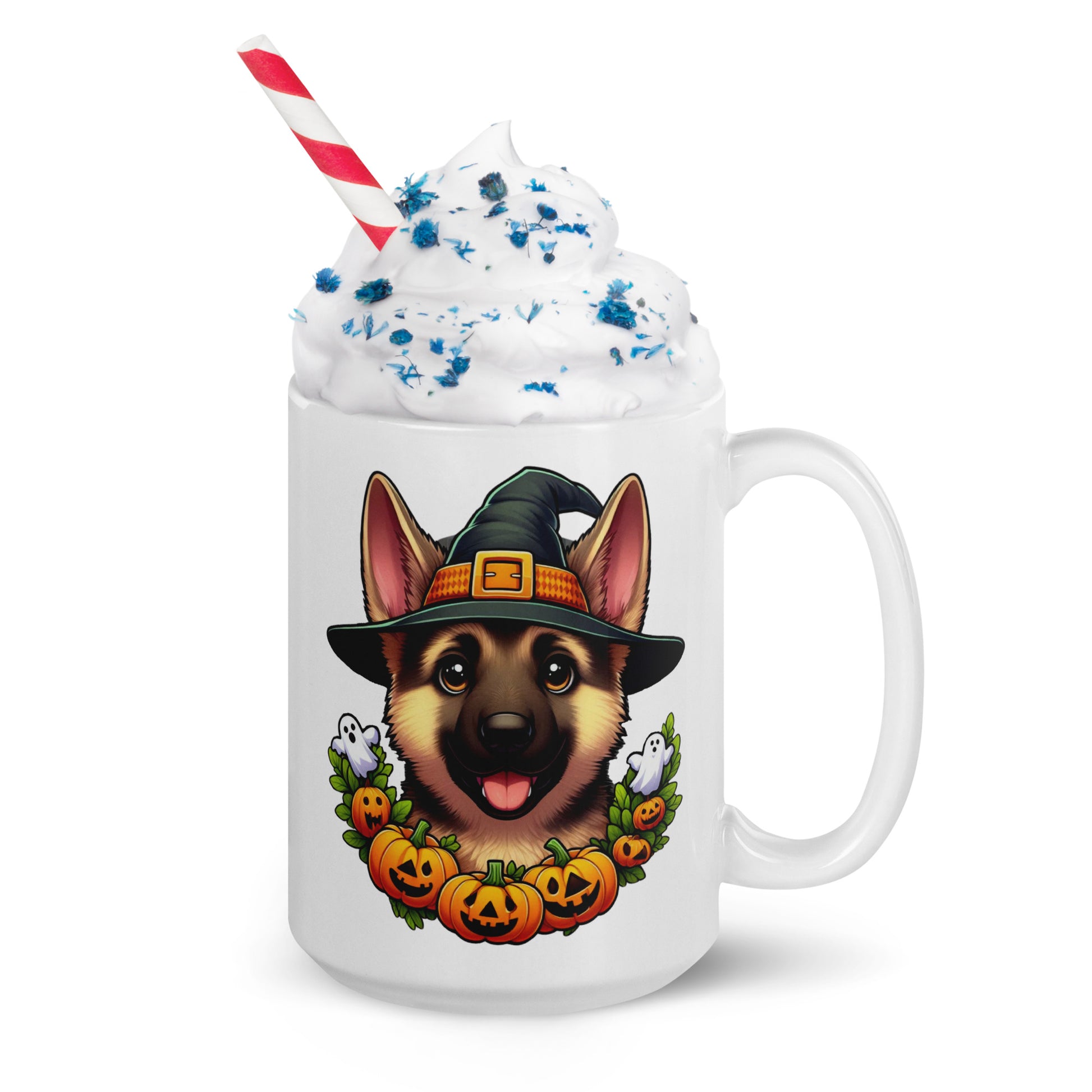 Cute Halloween German Shepherd Puppy Mug - BellaBoo & Co