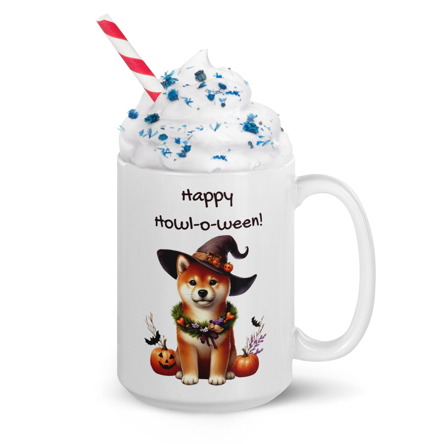 Happy Howl-o-ween Red Shiba Mug - BellaBoo & Co