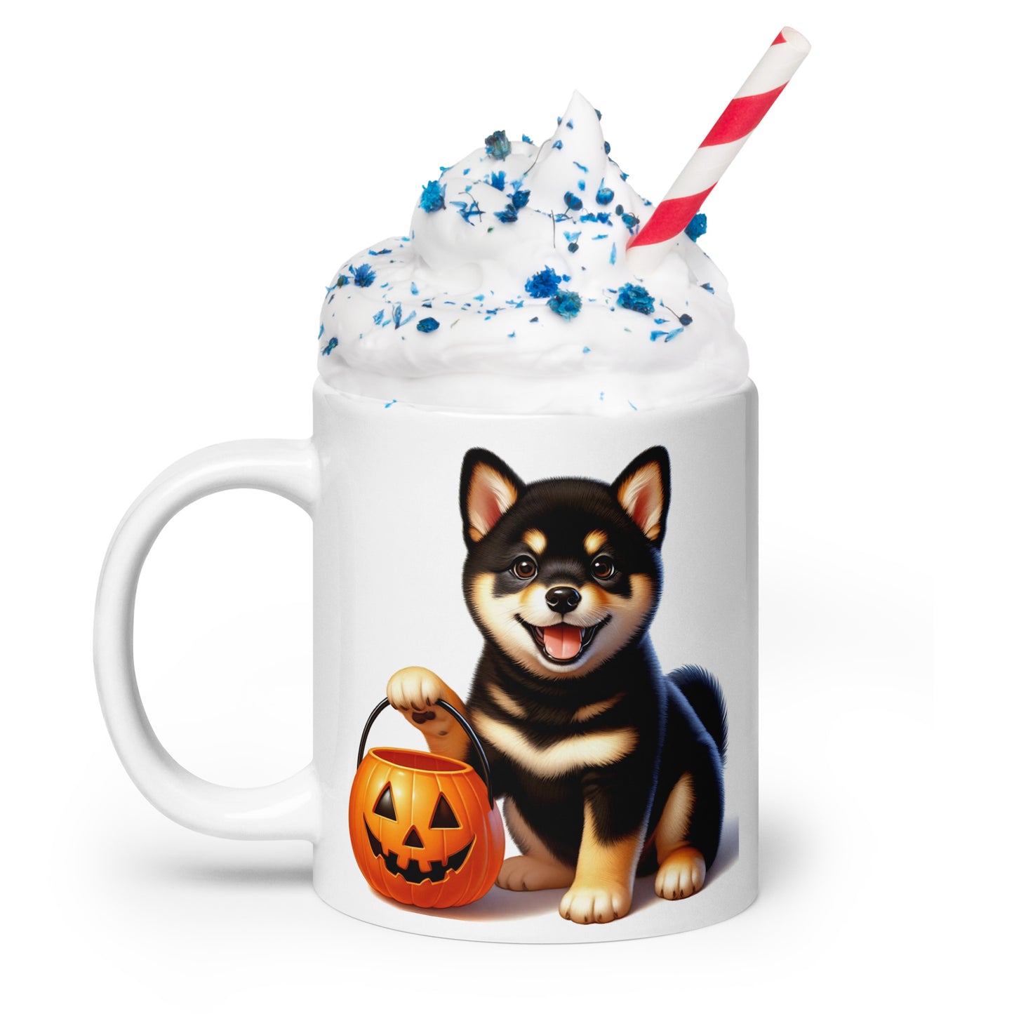 Black & Tan Shiba Inu Halloween Puppy Mug - BellaBoo & Co