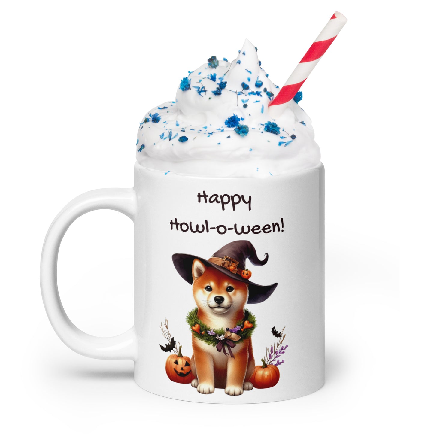 Happy Howl-o-ween Red Shiba Mug - BellaBoo & Co