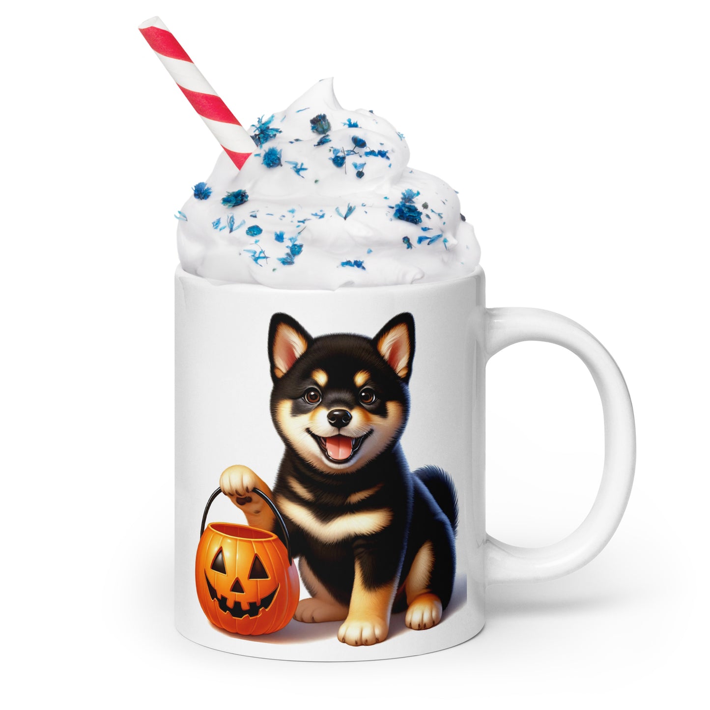 Black & Tan Shiba Inu Halloween Puppy Mug - BellaBoo & Co