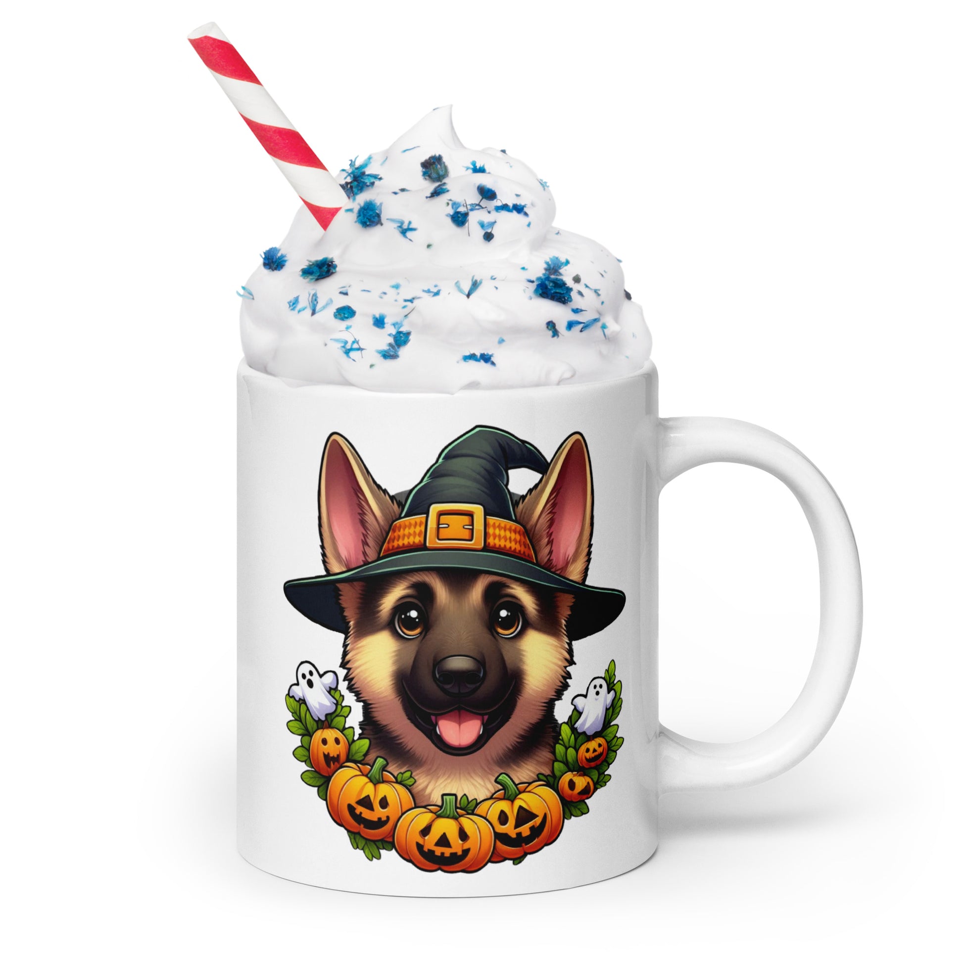 Cute Halloween German Shepherd Puppy Mug - BellaBoo & Co