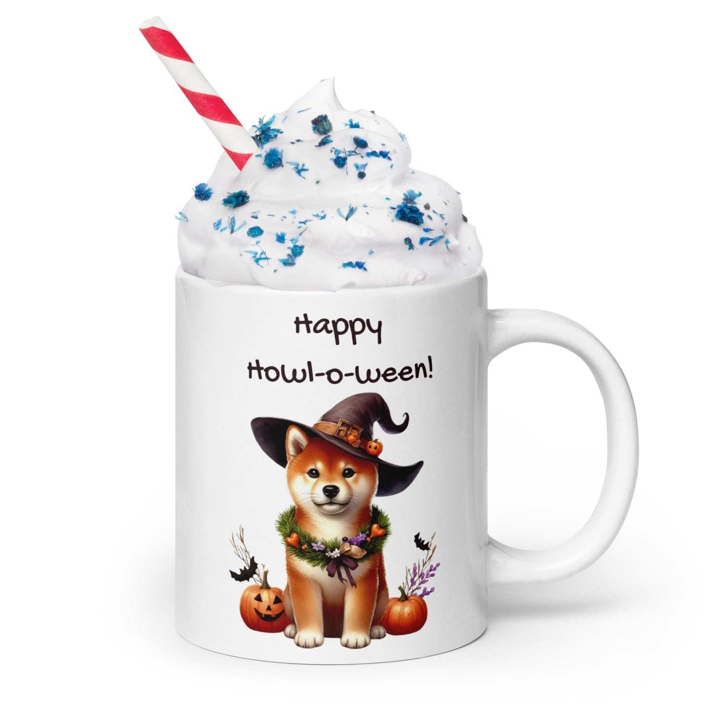 Happy Howl-o-ween Red Shiba Mug - BellaBoo & Co
